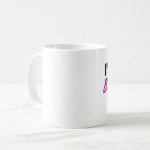 Ich bin das Blanche eins Kaffeetasse (Vorderseite Links)