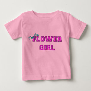 Ich bin das Blumenmädchen Baby T-shirt