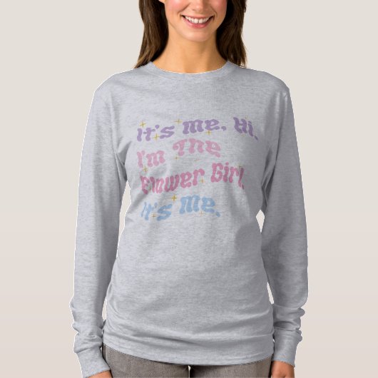 Ich bin das Blumenmädchen. Ich bin Groovy T-Shirt (Vorderseite)