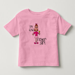 Ich bin das Blumenmädchen Kleinkind T-shirt
