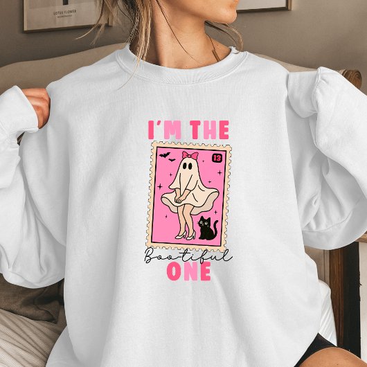 Ich bin das Bootiful One Süßes Gespenst Halloween- Sweatshirt