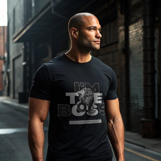 Ich bin das Boss Lion TShirt | Alpha Savage Motiva