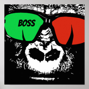 Ich bin das Bossposter. Poster