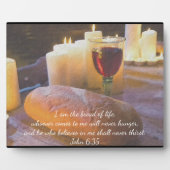 Ich bin das Brot des Lebens Foto Plaque Fotoplatte (Vorderseite)