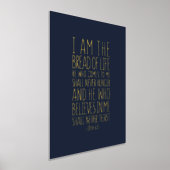 Ich bin das Brot des Lebens, John 6:35 Foliendrucke (Ablage )