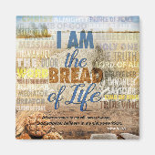 Ich bin das Brot des Lebens, sagte Jesus Magnet (Vorne)