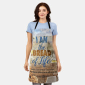 Ich bin das Brot des Lebens, sagte Jesus Schürze (Getragen)