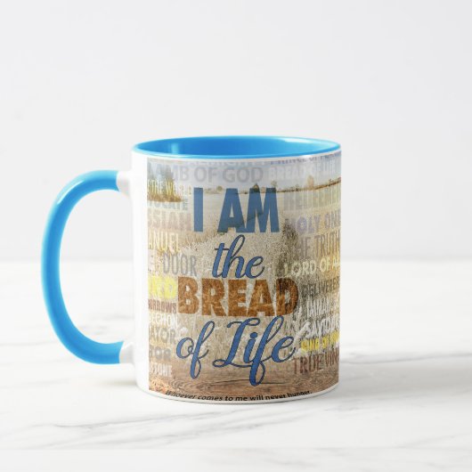 Ich bin das Brot des Lebens, sagte Jesus Tasse (Links)