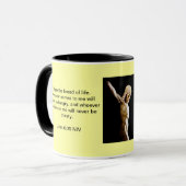 Ich bin das Brot des Lebens Tasse (Vorderseite Links)