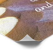 Ich bin das Brot-Lebensgedicht Poster (Ecke)