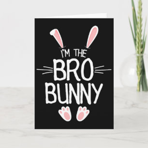 Ich bin das Bruder Bunny-Shirt Jungen Süße passend Karte