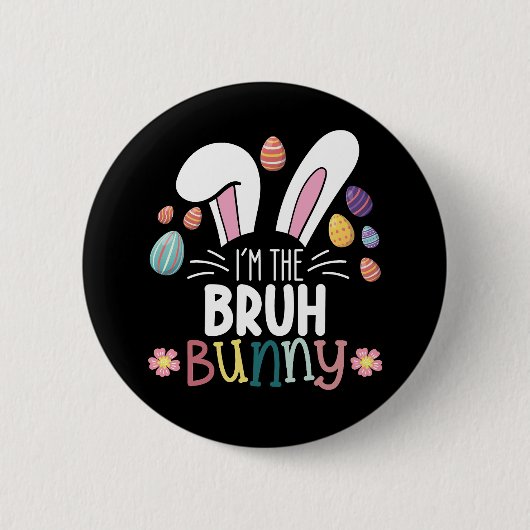 Ich bin das Bruh-Bunny-Oster-Matching Button (Vorderseite)