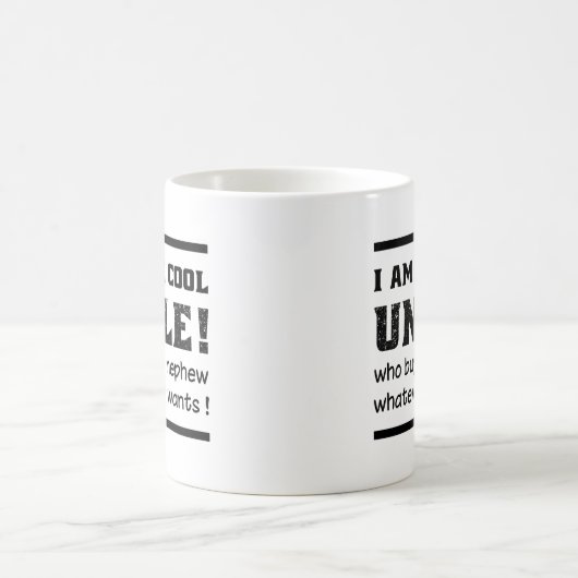 Ich bin das coole Geschenk Onkel-Classic Funny Kaffeetasse (Mittel)
