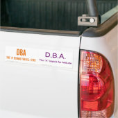 Ich bin das DBA und ich sage so Autoaufkleber (Auf Lkw)