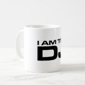 Ich bin das DJ Kaffeetasse (Vorderseite Links)