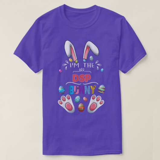 Ich bin das DSP Bunny Matching Family Easter Party T-Shirt (Design vorne)