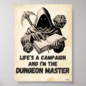 Ich bin das Dungeon Master Gaming Poster (Vorne)
