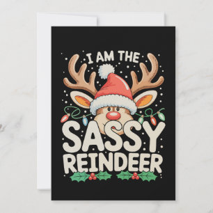 Ich bin das freche Rentier Weihnachten Familie Xma