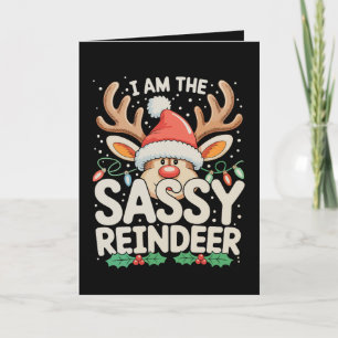 Ich bin das freche Rentier Weihnachten Familie Xma