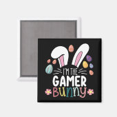 Ich bin das Gamer Bunny Gaming Osterpassende Magnet (Vorderseite/Rückseite)