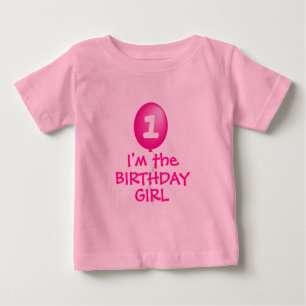 Ich bin das GEBURTSTAG-MÄDCHEN-Shirt Baby T-shirt