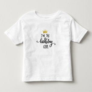 "'Ich bin das Geburtstagsmädchen' Krone 👑 Kleinkind T-shirt