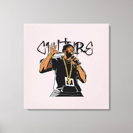 Ich bin das Gefühl der Kultur Leinwanddruck (Vorderseite)