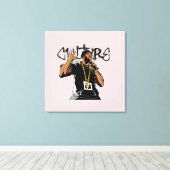 Ich bin das Gefühl der Kultur Leinwanddruck (Insitu (Holzboden))