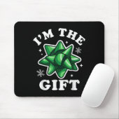 Ich bin das Geschenk - Funny Ugly Weihnachts-Sweat Mousepad (Mit Mouse)