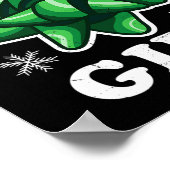 Ich bin das Geschenk - Funny Ugly Weihnachts-Sweat Poster (Ecke)