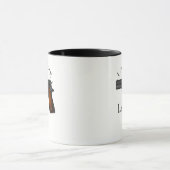 Ich bin das Gesetz mit einer Handfeuerwaffe Tasse (Zentrum)