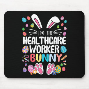 Ich bin das Gesundheitsarbeiter-Häschen Lustiges H Mousepad