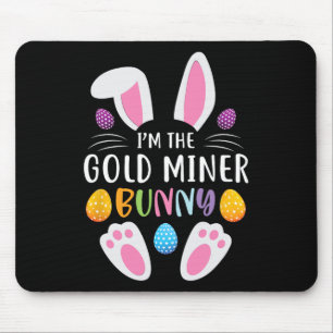 Ich bin das Goldminen-Kaninchen, lustiger Osterhas Mousepad