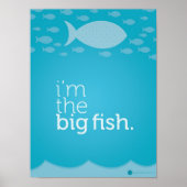 Ich bin das große Fischplakat Poster (Vorne)