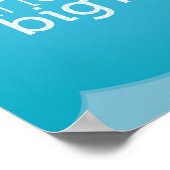 Ich bin das große Fischplakat Poster (Ecke)