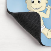 Ich bin das gute DoppelMousepad (blau) Mousepad (Ecke)