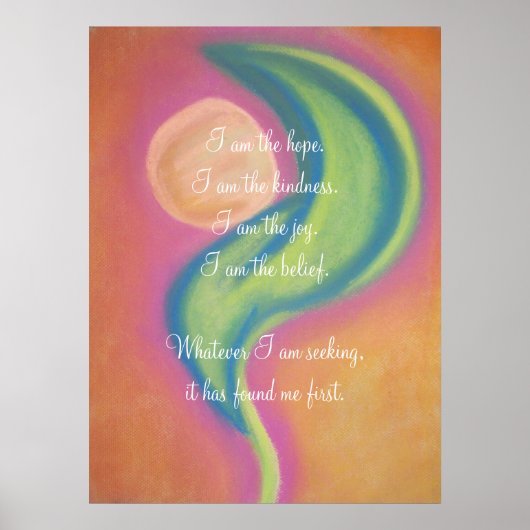Ich bin das Hope-Poster Poster (Vorne)