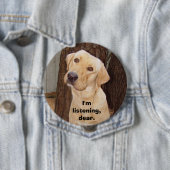 Ich bin das Hören, lieb Button (Beispiel)