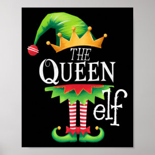 Ich bin das königliche Elf passende Weihnachtskost Poster