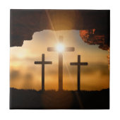 Ich bin das Licht der Keramik Fliese (Vorderseite)