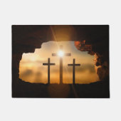 Ich bin das Licht der Welt Fußmatte (Vorderseite)