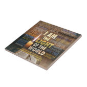 Ich bin das Licht der Welt - John 8:12 Fliese (Seite)