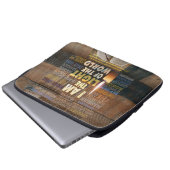Ich bin das Licht der Welt - John 8:12 Laptopschutzhülle (Vorne Knopf)
