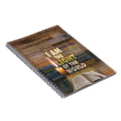 Ich bin das Licht der Welt - John 8:12 Notizblock (Rechte Seite)