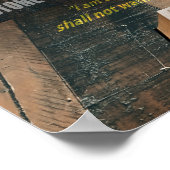 Ich bin das Licht der Welt - John 8:12 Poster (Ecke)