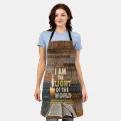 Ich bin das Licht der Welt - John 8:12 Schürze (Getragen)