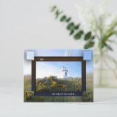 Ich bin das Licht der Welt Postkarte (Stehend Vorderseite)