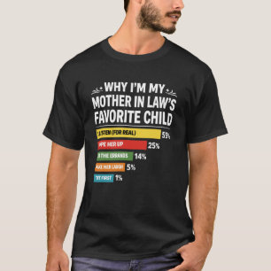 Ich bin das Lieblingskind meiner Schwiegermutter T-Shirt