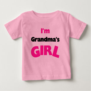 Ich bin das Mädchen der Großmutter Baby T-shirt