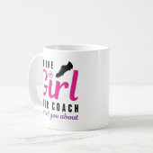 Ich bin das Mädchen Kaffeetasse (Vorderseite Links)